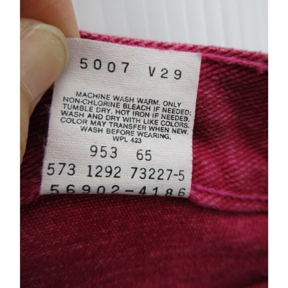 VINTAGE Levis Jeans 12 900 Series Mom Tapered 90s Denim Pants USA * - Picture 12 of 13